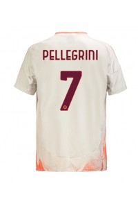 AS Roma Lorenzo Pellegrini #7 Voetbaltruitje Uit tenue 2024-25 Korte Mouw